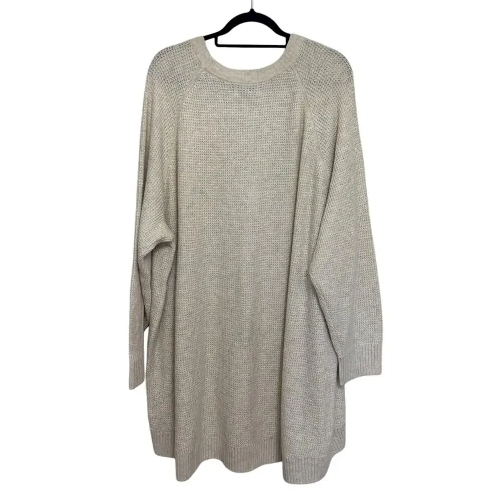 NWT Old Navy SoSoft Crew-Neck Tunic Sweater in Off White / Cream - Size 4X